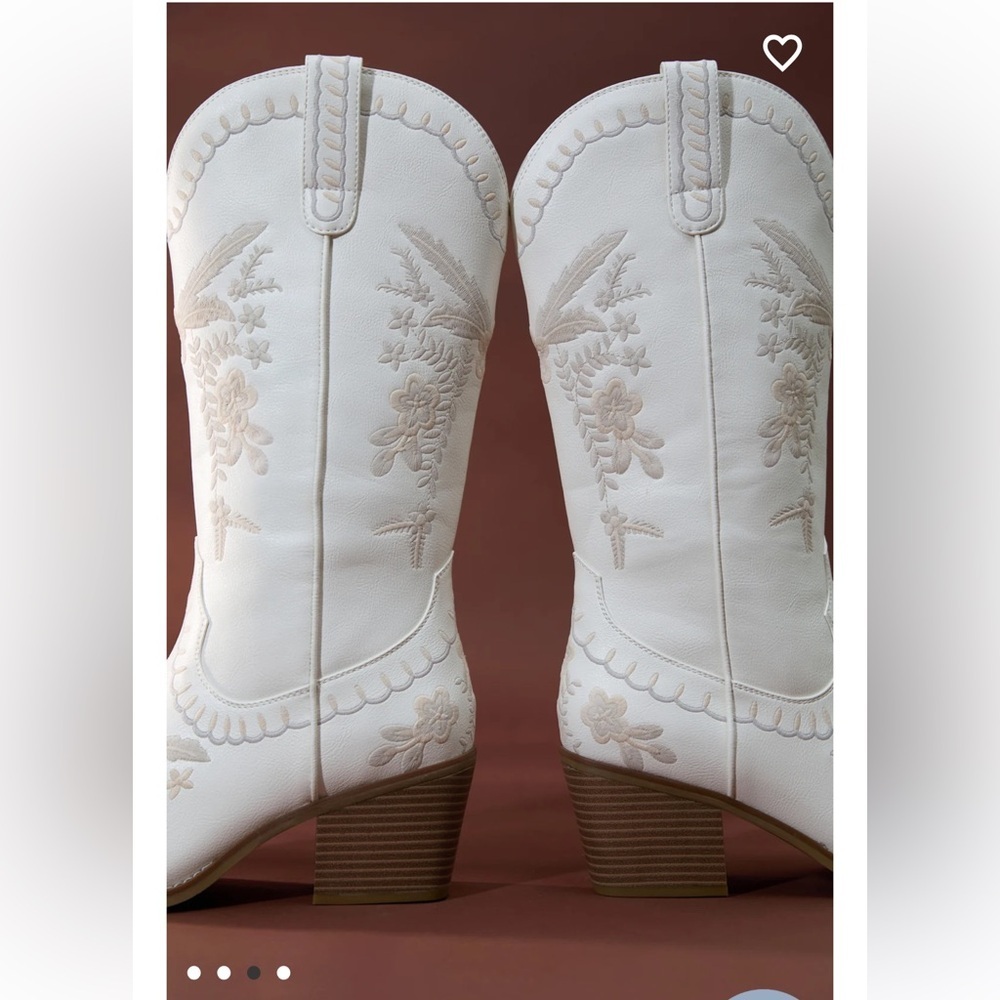 New Altar’d State Ella Embroidered Western Boots - Picture 3 of 4